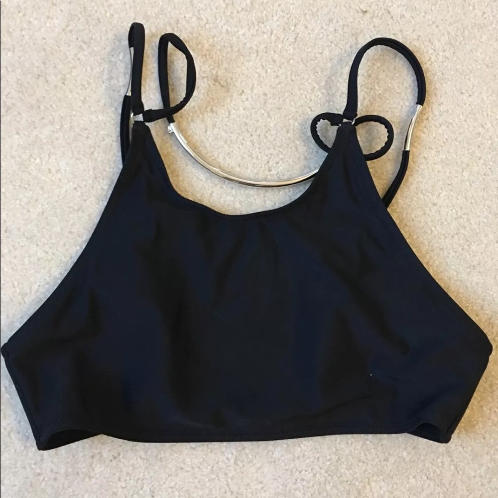 black PacSun Tank Bikini Top